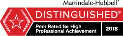 Martindale-Hubbell Peer Rated Award Icon